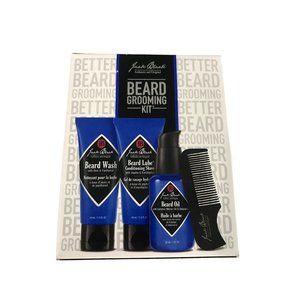 Jack Black Beard Grooming Travel Kit Includes Beard Wash/Beard Lube/Beard Oil...